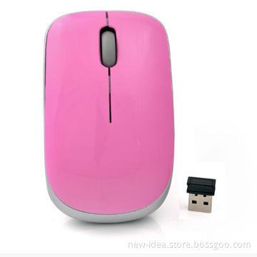 RF Wireless mouse, different colors available, water-transfer printing available for large scale
